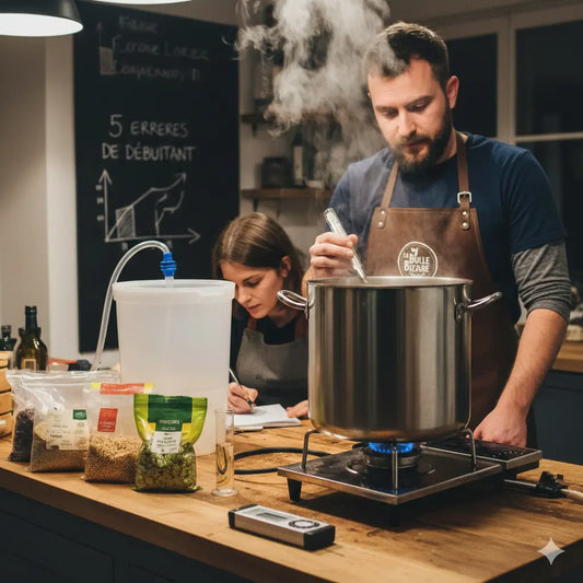 Brassage amateur : 5 erreurs de débutant qui ruinent votre bière (et comment les éviter) La Bulle Bizarre